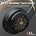 DOQAUS Bluetooth Headphones Over Ear, 90H Playtime Wireless, 3 EQ Modes, HiFi Audio & Deep Bass, ENC Noise Isolating Mic, Soft Earpads for Phone/PC