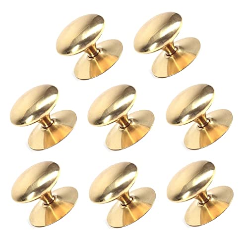 Terf Brass Terf® 20Mm Traditional Victorian Polished Cabinet Door Knobs 20Mm Chest Drawer Cupboard Kitchen Wardrobe Door Pull Handle Knobs With Fixing Screw For Use Home And Office - Pack Of 8