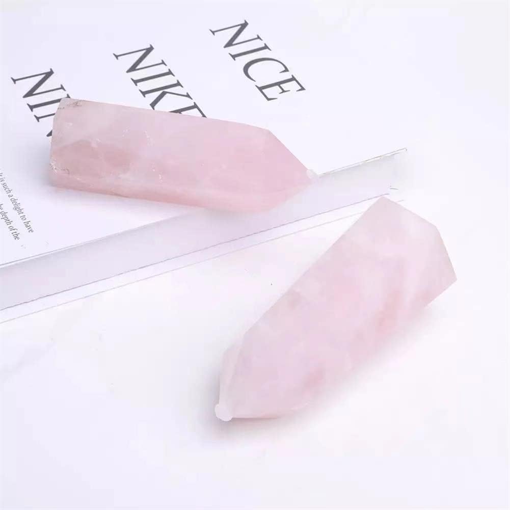 市場 瞑想のために 1pc 400g 500g天然癒しクリスタルワンドローズ石英ポイント Www Rubberdev Gov Lk