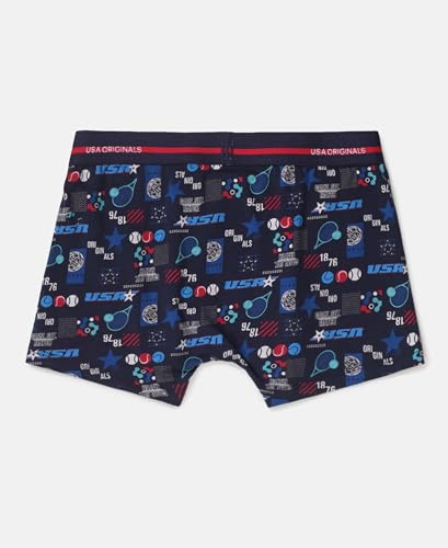 Image of Jockey UB03 Boys Super Combed Cotton Elastane Printed Trunk (Pack of 2)