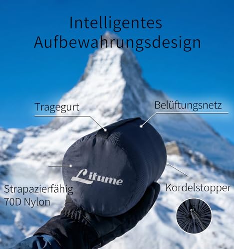 Litume Ultraleichte Reisedecke und atmungsaktiv, 170 x 122 cm weiche Flugzeugdecke für Reisende, Faltbare Campingdecke mit Packsack für Reisen, Bahn, Flugzeug, Auto, Camp