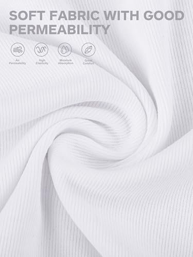 Cooraby 6 Pack Toddler Tank Top Kids Undershirts Soft Undershirt for Boys and Girls3