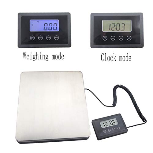 Báscula digital para paquetería 180kg con plataforma de acero miniatura 3