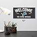 Fan Creations Detroit Lions NFL Welcome Home NFL Logo 6inx12inWood Sign