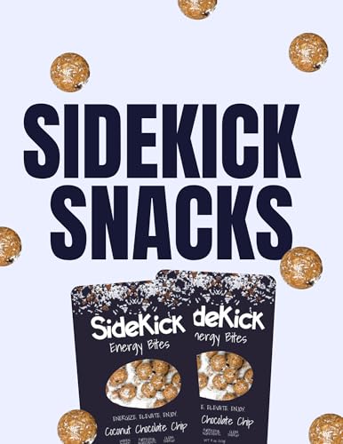 Sidekick Snacks Granola Bites | Coconut Chocolate Chip, No Preservatives,