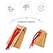 Yardwe 1pair Castanets Traditional Kuaiban Musical Instrument for Adults Natural Material for Stage Easy to Carry and Use for Festivals