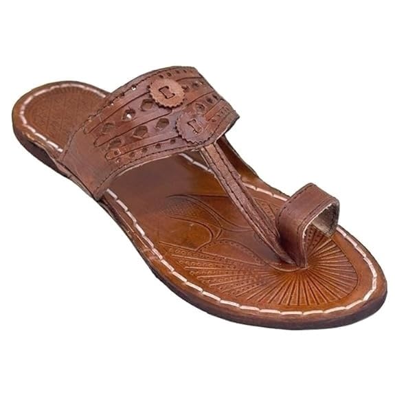 Kolhapuri Chappal for Men|Kolhapuri Slippers for Men|Kolhapuri Shoes for Men|Leather Slippers for Men|Wedding Slippers for Men-C1
