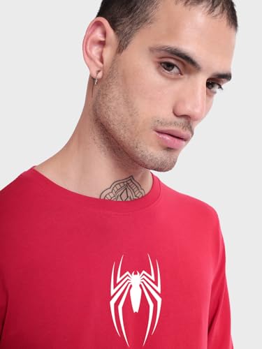 Image of Bewakoof Men's Graphic Print Regular Fit T-Shirt
