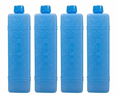 Ice Blocks, 4 Pack 200ml Reusable Ice Packs for Coolers, Long Lasting Cold Freezer Packs, Cold Packs for Coolers