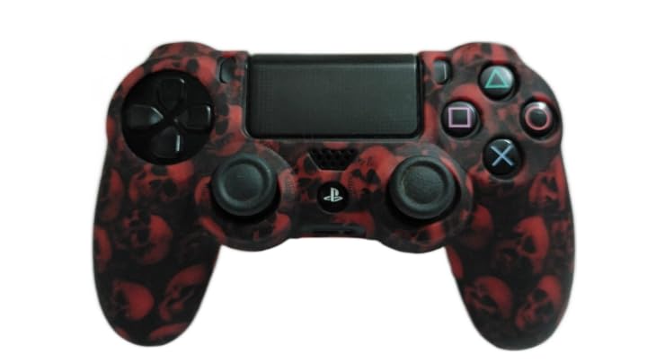 DKD Anti Slip Skull Design Silicone Skin for PS4 Controllers (red) (B0CCDWS1VZ) Amazon Price History, Amazon Price Tracker
