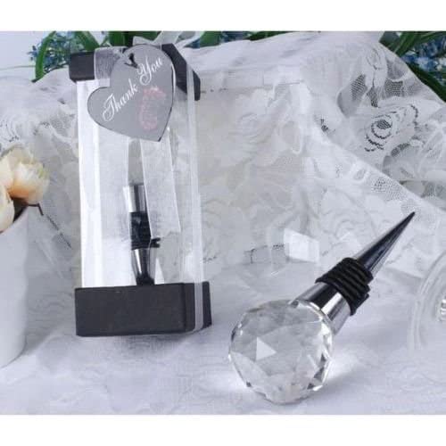 STORE99® Pretty Wine Collection Red Wine Bottle Stopper Crystal Glass Vacuum Seale Wine Stopper