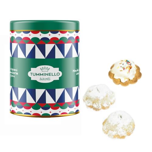 Tumminello | Weiche Gefüllte Süßigkeiten Sizilien | Zucotti und Chini Feigen | Weiche Süßigkeiten gefüllt Mandeln | Blech Metall Designs Aci Süßigkeiten Mandel