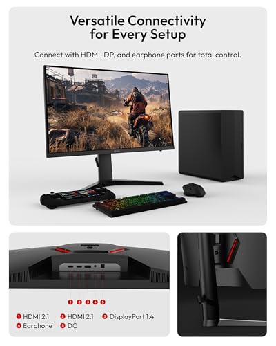 Image of Pixio PX279 Prime Neo 27 inch 240Hz Refresh Rate FHD 1080p Resolution Fast IPS Panel 1ms GTG Response Time Gaming Monitor with Adaptive Sync and Fully Adjustable Stand
