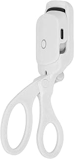 Modelador de Cílios Aquecido Elétrico, Modelador de Cílios Aquecido, Aderência Confortável para Uso Diário (Branco)