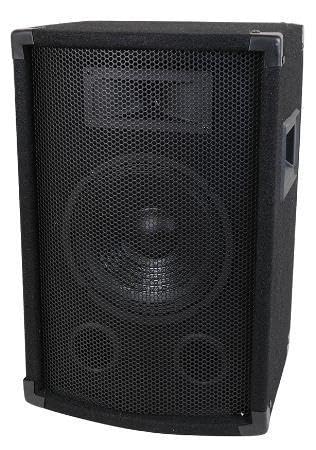 multicomp PRO 8'' Two Way PA/DJ Speaker 100W, 35Hz-20KHz, 8 Ohm, Heavy-Duty Stamped Frame woofer