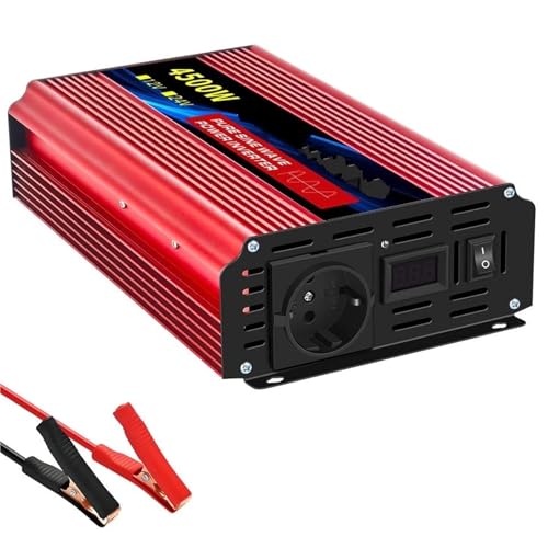 DZSYOHFS Inversor Inversor De Onda Sinusoidal Pura CC 12 V/24 V A CA 220 V 50 Hz Adaptador/Cargador/convertidor Enchufe De La UE. Inversor Onda Pura(24V 4500W EU)