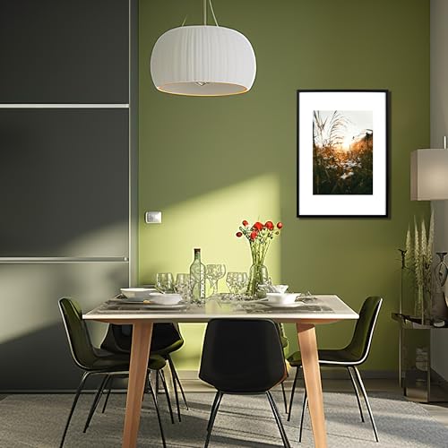 KAIWIN 30x40 cm Picture Frame Black 1 set, Wooden Poster Frame suitable for A4 with mat, 16x12 Picture Frames for Wall Mounting Display for Home, Office,Gallery with Photos, Posters, Puzzles