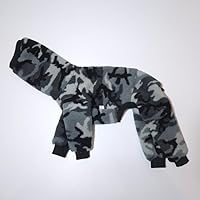 WOODY⭐︎防寒コート ロンパース ミリタリー オリーブグリーンS イタグレ WOODY⭐︎防寒コート ロンパース ミリタリー オリーブグリーンS