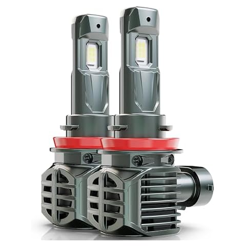 BEAMTECH H11 Bulbs, H8(H9) Fog Light, G-XPower Chips 6500K White Plug and Play, Pack of 2 Cover