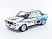 Solido 421187300 Fiat 131 Abarth #10, Rallye Monte Carlo 1980, Conductor: W. Tubo, Modelo de Coche, Escala 1:18, Color Blanco/Azul