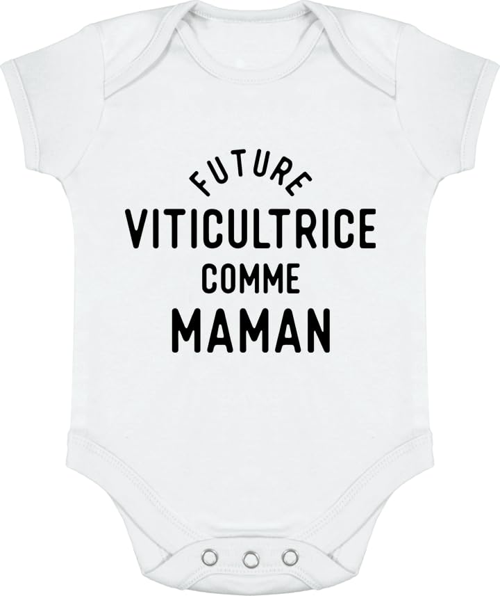 Body bébé Future viticultrice comme Maman, cadeau de naissance humoristique