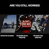 Universal OBD2 Engine Fault Reader Car Scanner, Professional Auto Car Diagnostic Scanner Repair Tool, HD LCD Display Screen, I/M Readiness Smog Check CAN Diagnostic Scan Tool (RED) - Image 4