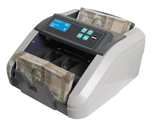 Image of swaggers Heavy Duty Note /Money /Cash Counting Machine with MG,UV,IR Fake Note Detection,Updated with All New and Old Notes 10,20,50,100,200,500,2000 (100% Accuracy) 1 Year Warranty
