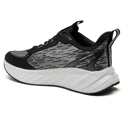 Image of Action | Athleo | TURBO-501 | Men's | Lace-Up | Running | Shoes | Trendy | Lightweight | Comfortable | Durable | Sports | Shoes