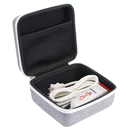 khanka Hard Travel Case Compatible with Wahl Professional Peanut Classic Clipper/Trimmer #8685#8663 (gray)
