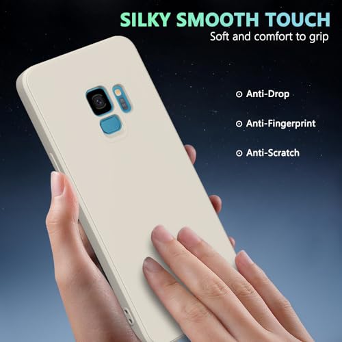 Image of for Samsung Galaxy S9 Case White, Scratch Resistant with Soft Touch, Slim Thin Phone Cover for Samsung Galaxy S9