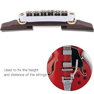 Pont de guitare, chevalet de rouleau en palissandre pour SG LP Type Guitare Jazz Accessoire pour guitare - Les Beatles, Paul McCartney, John Lennon, RIngo Starr, George Harrison Pont de guitare, chevalet de rouleau en palissandre pour SG LP Type Guitare Jazz Accessoire pour guitare – Image 4