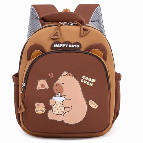 Capybara Backpack Cappy Barra Bag Kawaii Capivara Backpack Cute Kapibara Bag Capibara Mini Daypack(Capybara-3)