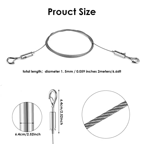 Grevosea Adjustable Picture Hanging Wire - Image 2