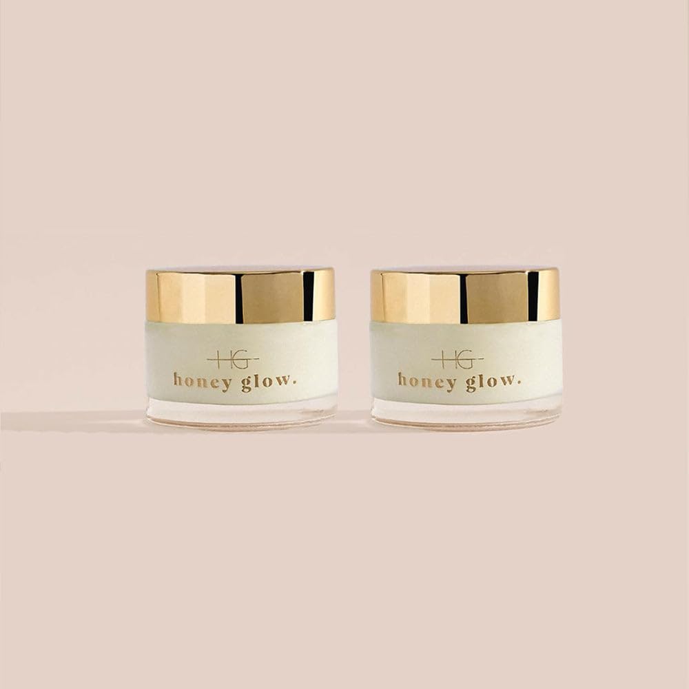 Honey Glow Duo Ultra nawilżający krem do twarzy z ceramidami i miodem, SPF 15 (2 x 50 ml) – lekki krem na dzień z niacynamidem, kwasem hialuronowym i przeciwutleniaczami