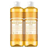 Dr. Bronner's Organic Pure Castile Liquid Soap, Citrus Oil, 16 oz, 2 pk