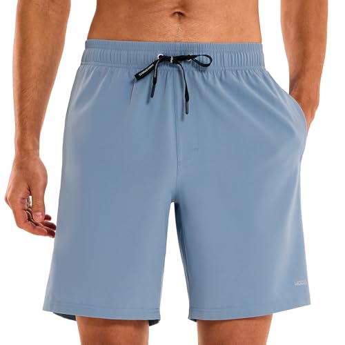 Image of HOdo Mens Swim Trunks with Mesh Liner 9 inch Quick Dry Swim Shorts Bathing Suits for Men Swimwear Board Shorts wiht Pockets