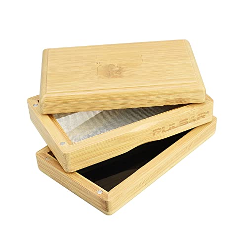 Grindhouse Bamboo Pollen Sifter Box - Assorted Sizes (Small (3