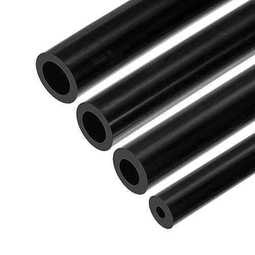 uxcell Vacuum Silicone Tubing Hose 3mm 8mm 10mm 12mm ID 3mm Wall Thick 1.5m Black High Temperature for Engine