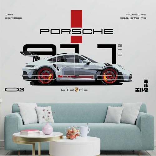 Image of pourche GTrs car Wall Sticker