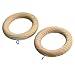 BESPORTBLE 2 szt. oczko zasłony pierścienie drewniane dekoracyjne drapaki pierścienie do łazienki pręty prysznicowe zasłony