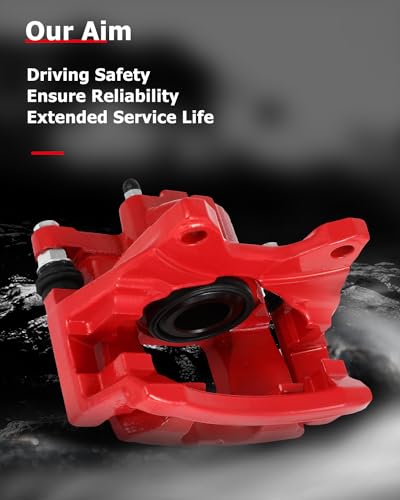 Image of cciyu Rear Left /Right Brake Caliper Assembly w /Bracket 18B5046 2007-2011 For Dodge For Nitro,2008-2012 For Jeep For Liberty,2007-2017 For Jeep For Wrangler,2018 For Jeep For Wrangler JK