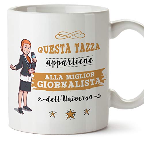 Mugffins Tazza Giornalista (Migliore dell' Universo) - Idee Regali Originali