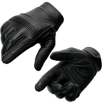 soft leather motorcycle gloves