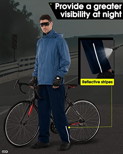 33,000ft Regenbroek voor heren, waterdichte outdoorbroek, lichte wandelbroek, 5000 mm, winddichte regenbroek voor wandelen, kamperen, fietsen - Afbeelding 5