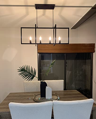 Farmhouse Kitchen Island Chandelier for Dining Room, Kitchen, Bar, Living Room