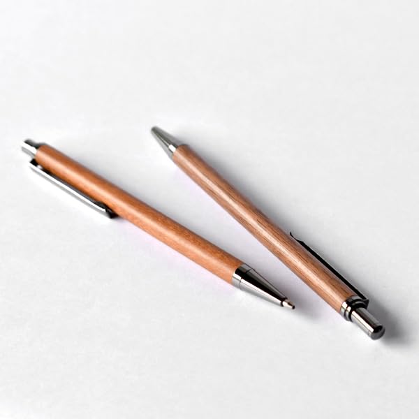Amazon | 「SLIM BALLPOINT PEN KNOCK 1.0mm」ノック式木製ボールペン+