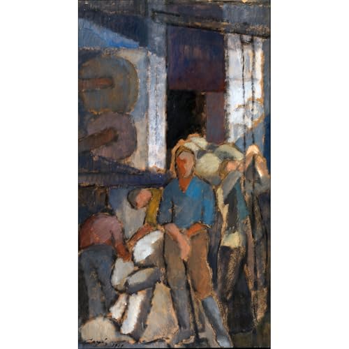 Toile Cawen À l'usine anti-reflet | Impression giclée grand format encres d'archives