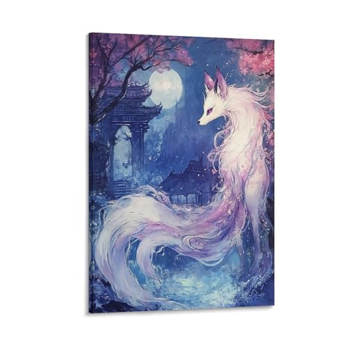Impression sur toile renard décoration murale premium de salon