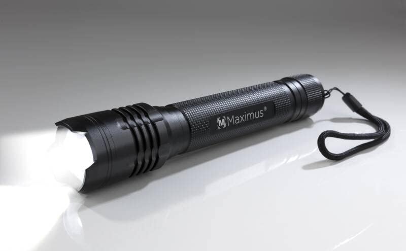 Maximus flashlight on a surface with a wide beam
