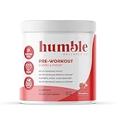 Humble Wellness Pre-Workout: Increase Focus, Decrease Mental Fatigue, Supports Nitric Oxide Boost...